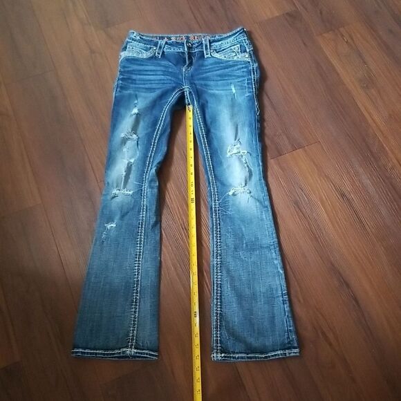 ROCK REVIVAL Boot Cut Jeans Womens size 28, Inseam 28 Brand new - Picture 7 of 8